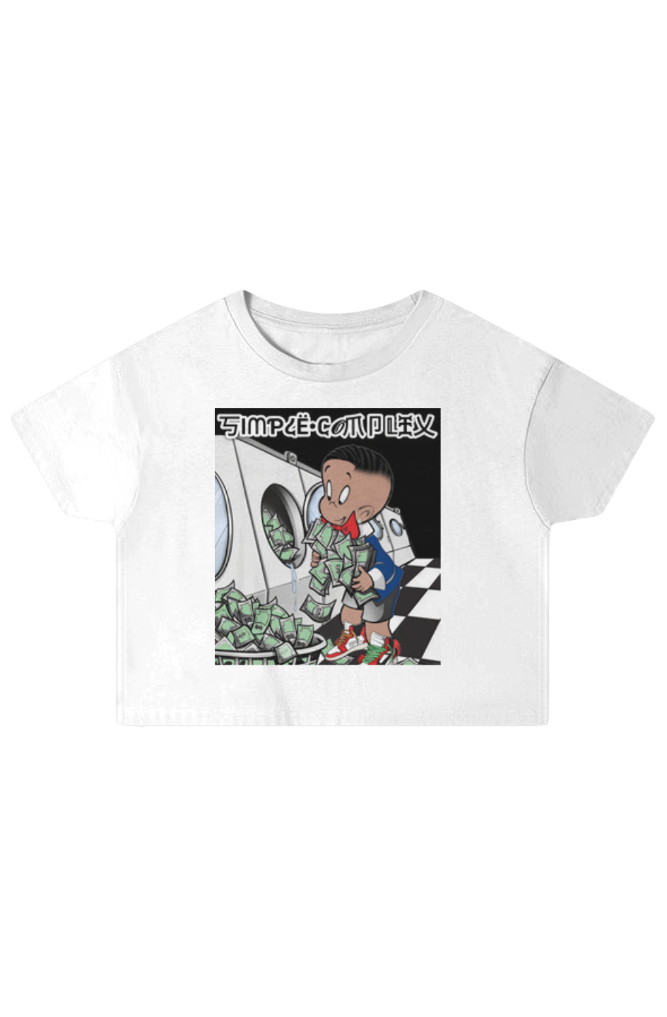 Richie Rich Womens Black Crop Top