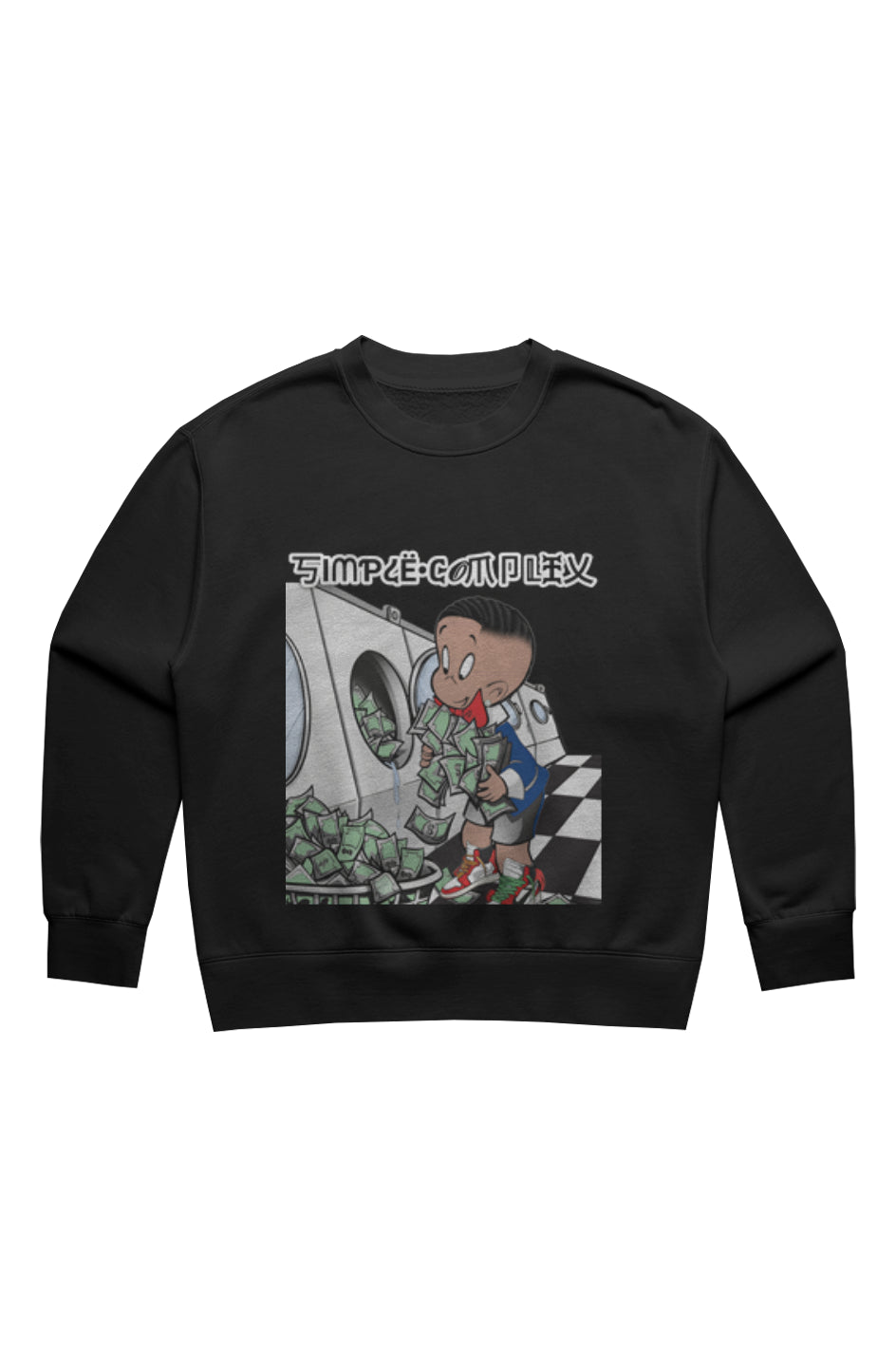 Richie Rich Womens Relax Faded Crew