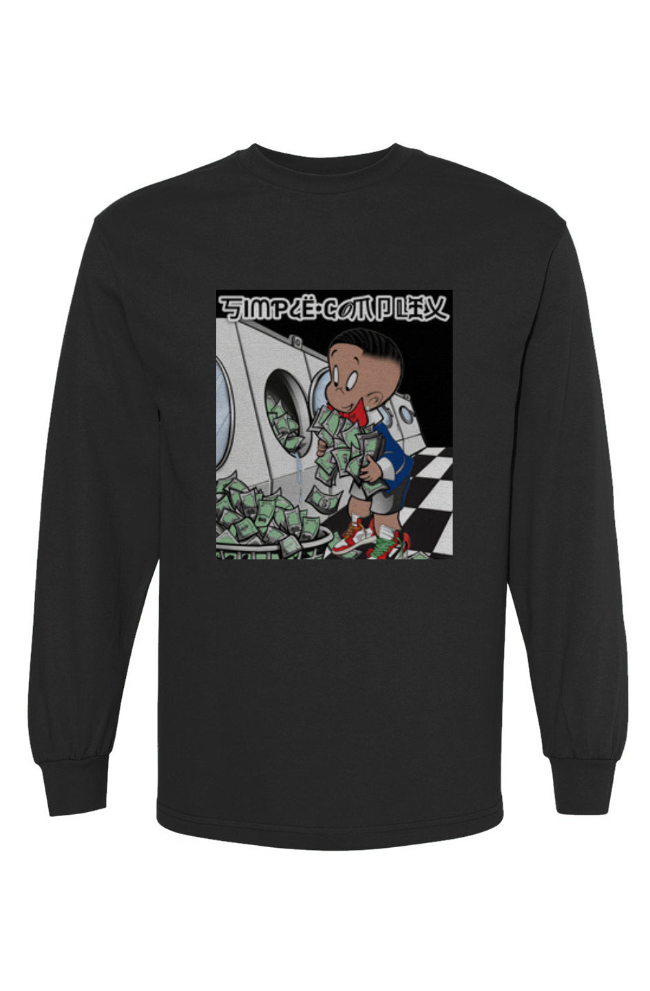 Richie Rich Heavyweight Mens Cotton LS Tee