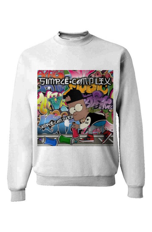 Black Bart Simpson Graffiti Crewneck Sweatshirt