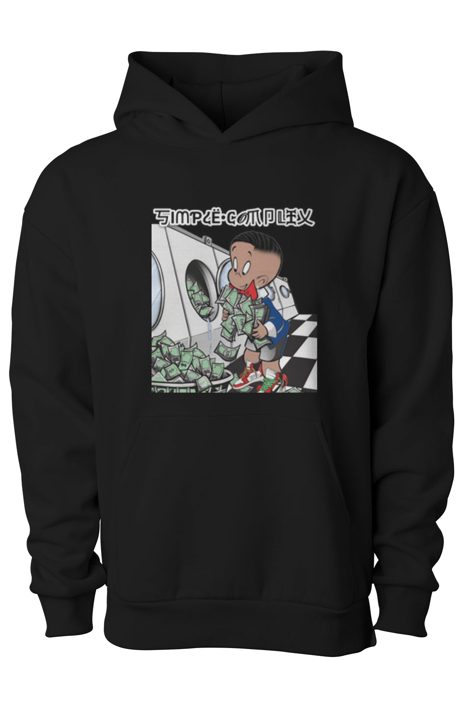 Black Richie Rich Pullover Hoodie