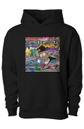 Black Bart Simpson Graffiti Pullover Hoodie