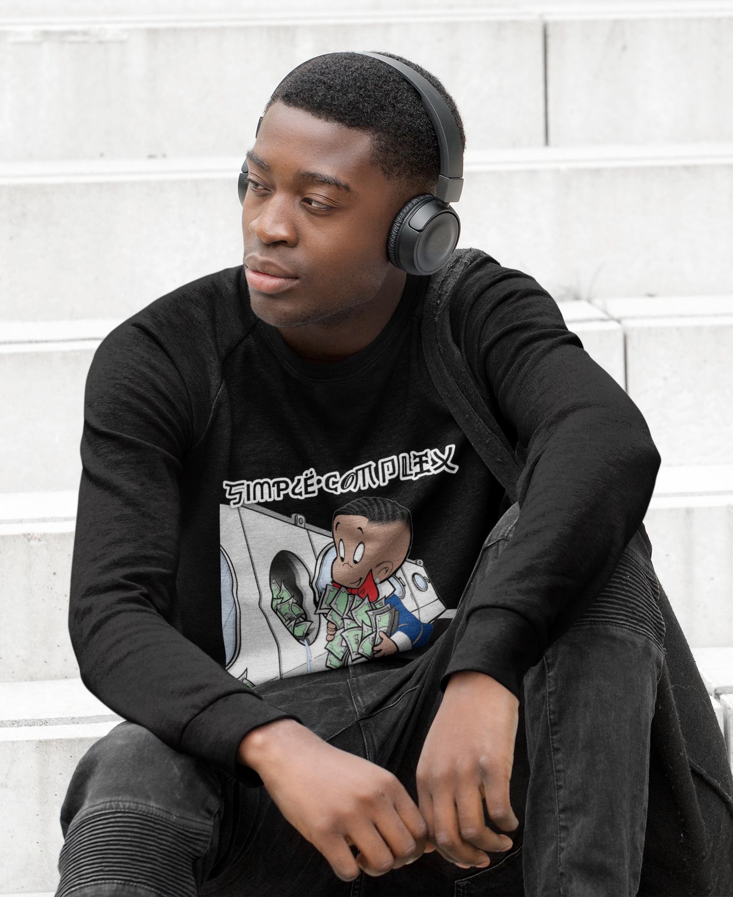 Richie Rich Mens Long Sleeve T-Shirt